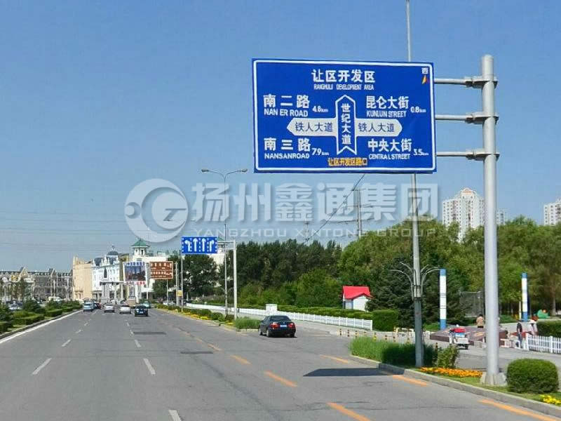BZG-004，交通標(biāo)志桿，鍍鋅交通標(biāo)志桿