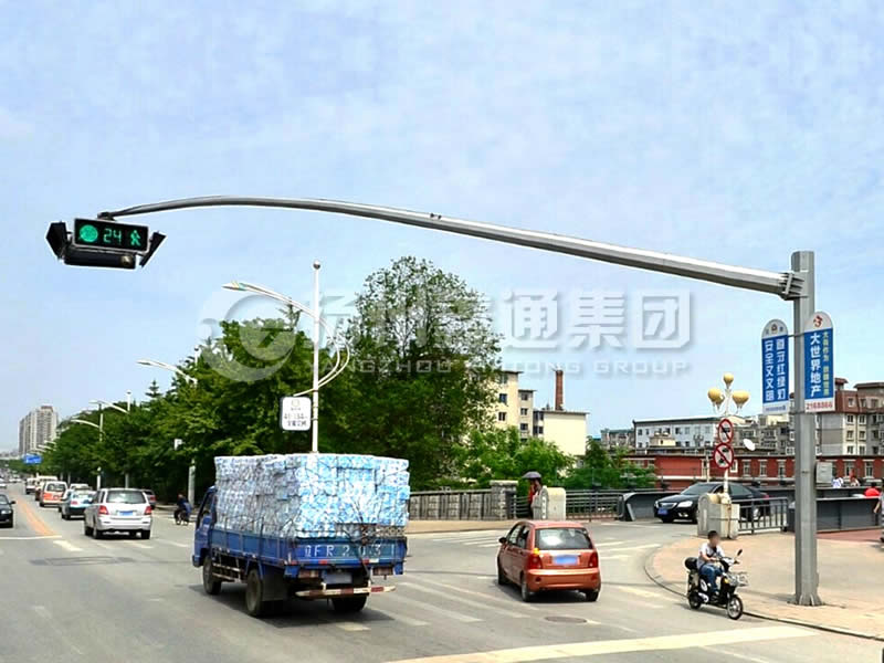 XHDG-048，吊籠式信號燈桿，吉林信號燈桿